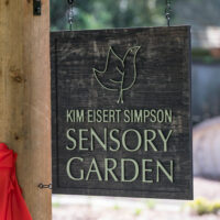 sensory garden sign
